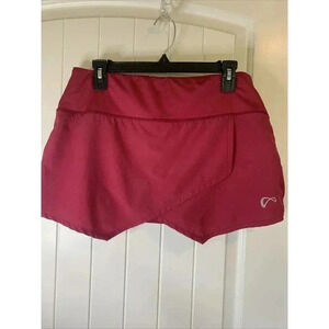 Whats Your Athletic DNA Medium Skort Fuchsia Size Large Excellent Condition